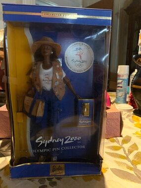 Barbie Sydney 2000 Olympic Doll - Blue & Tan